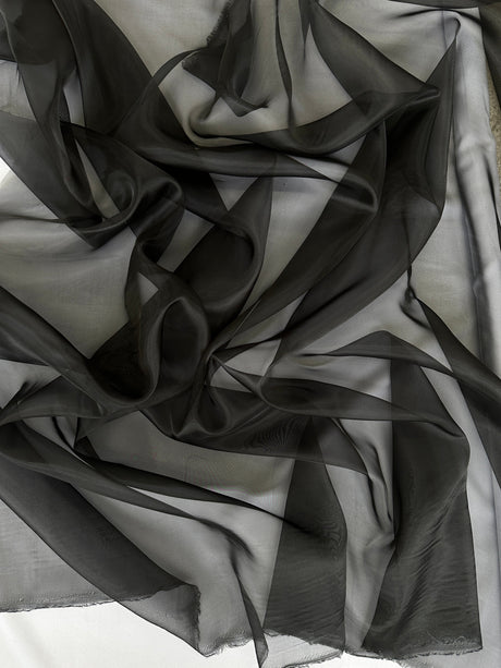 Black Crystal Organza