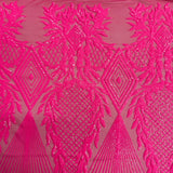 Stretch Sequins Fabric Alpica Geometric