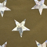 Power Mesh Star Hologram Foil Fabric 60" Width