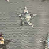 Power Mesh Star Hologram Foil Fabric 60" Width