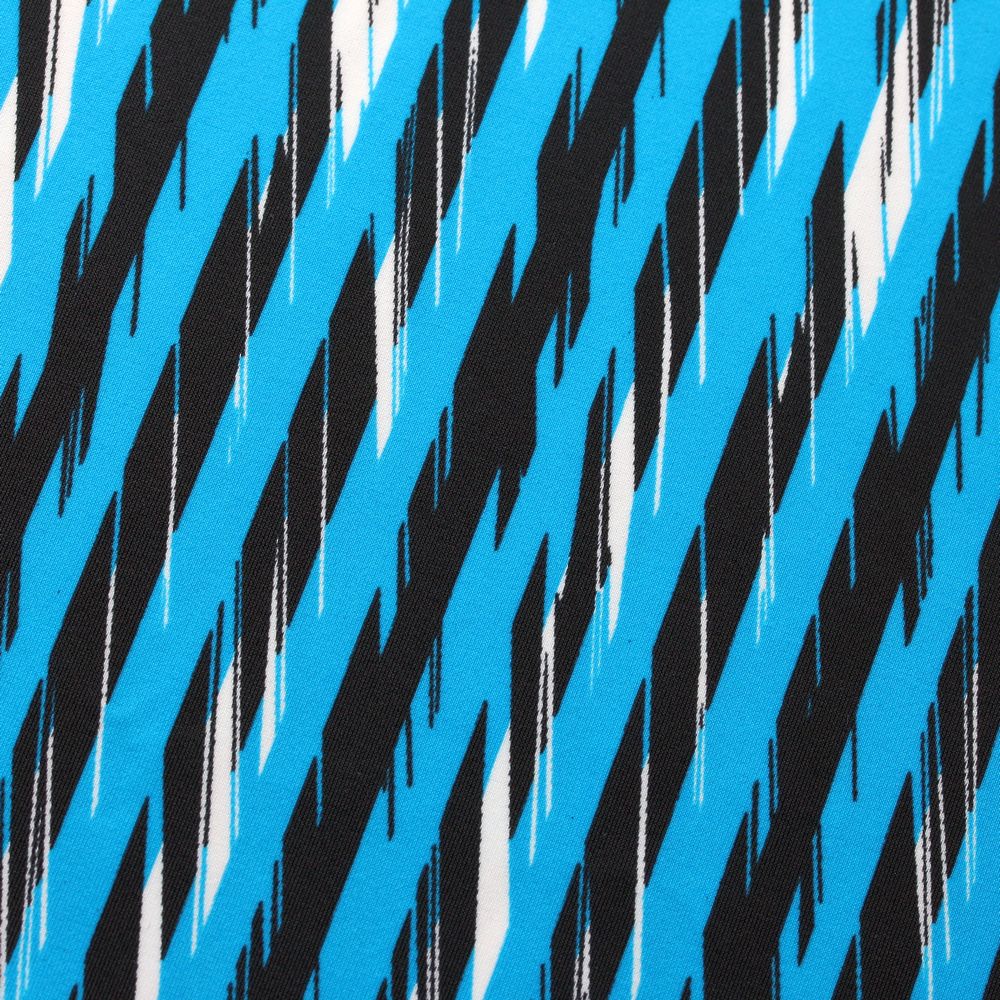 Fast Stripe Nylon Spandex Fabric - Black And White Stripes, 58-60" Width, 4-Way Stretch (1 Yard)