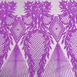 Stretch Sequins Fabric Alpica Geometric