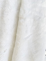 Luxury Faux Fur White Short Pile