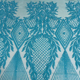 Stretch Sequins Fabric Alpica Geometric