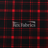 Perfect Plaid Nylon Spandex Fabric - Tartan Plaid Print, Multiple Colors On Black, 58/60" Width, 200 GSM, 4-Way Stretch (1 Yard)