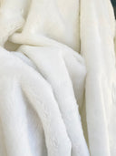 Luxury Faux Fur White Short Pile