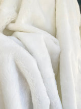 Luxury Faux Fur White Short Pile