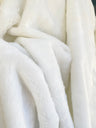 Luxury Faux Fur White Short Pile