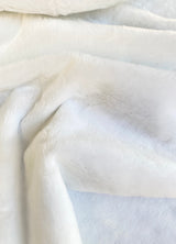 Luxury Faux Fur White Short Pile