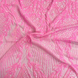 Stretch Sequins Fabric Alpica Geometric