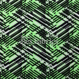 Hyperactive Nylon Spandex Fabric - Geometric Abstract Print, Lime/Black, Turquoise/Black, Yellow/Black, Coral/Black, Purple/Black, 58/60" Width (1 Yard)