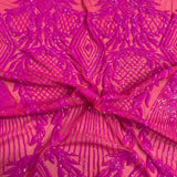 Stretch Sequins Fabric Alpica Geometric