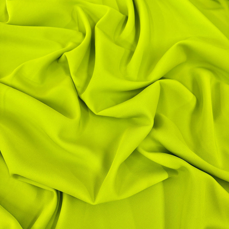 Stretch Crepe Apple Green