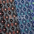 Nomad Nylon Spandex Fabric - Neon Diamond Geometric Print, 58/60" Width (1 Yard)