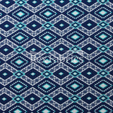Nomad Nylon Spandex Fabric - Neon Diamond Geometric Print, 58/60" Width (1 Yard)