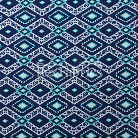 Nomad Nylon Spandex Fabric - Neon Diamond Geometric Print, 58/60" Width (1 Yard)