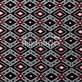 Nomad Nylon Spandex Fabric - Neon Diamond Geometric Print, 58/60" Width (1 Yard)