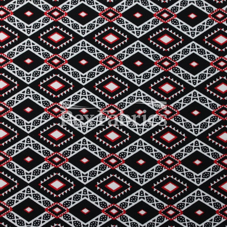 Nomad Nylon Spandex Fabric - Neon Diamond Geometric Print, 58/60" Width (1 Yard)