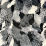 Faux Fur Fabric Multicolor Patchwork 60" Wide