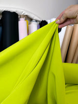 Stretch Crepe Apple Green