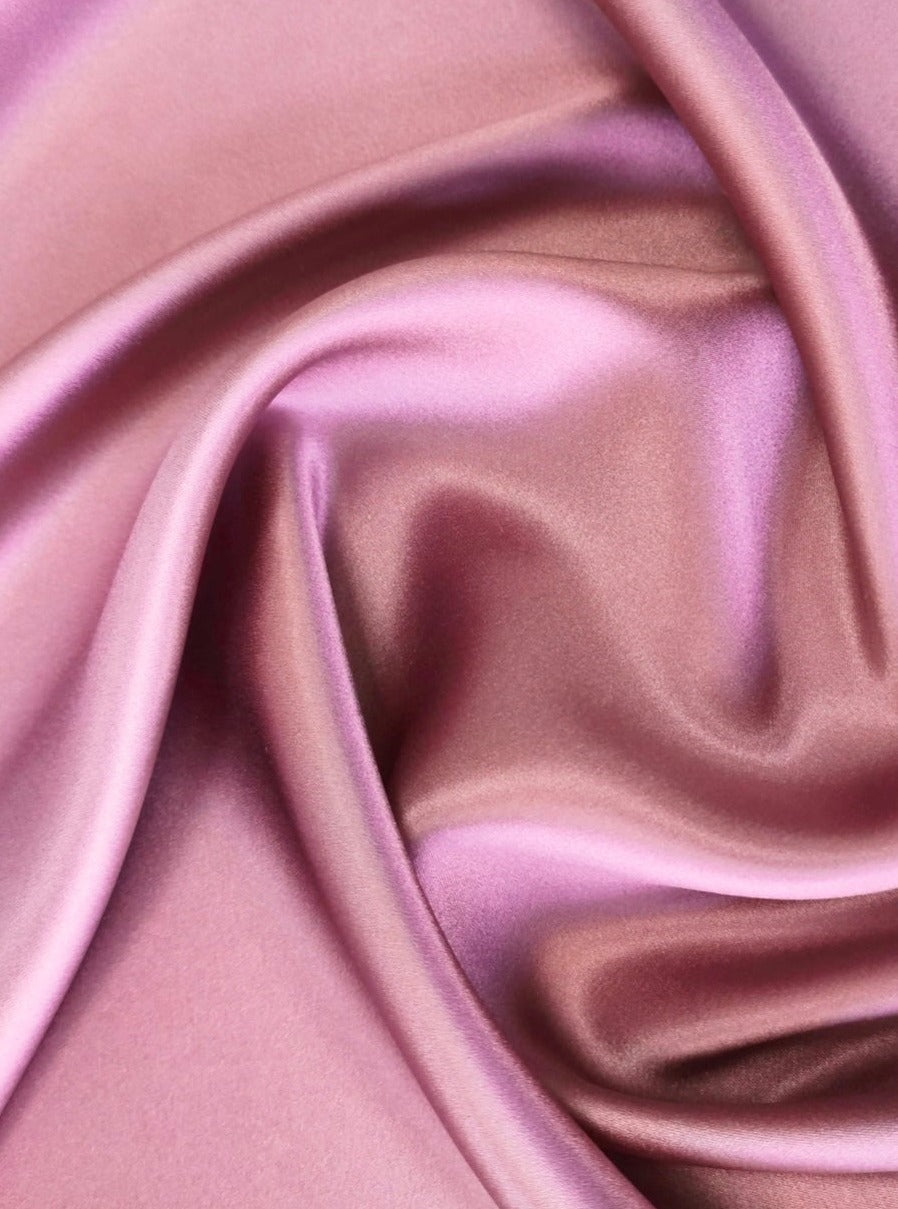 Stretch Satin Mauve