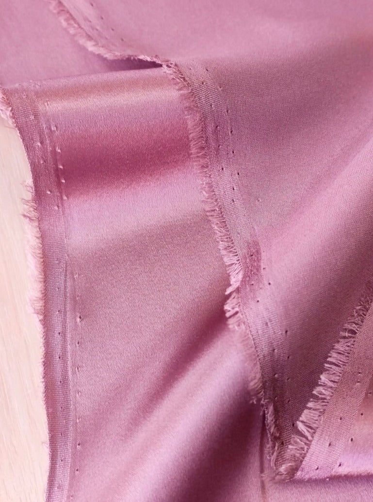 Stretch Satin Mauve