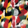 Faux Fur Fabric Multicolor Patchwork 60" Wide
