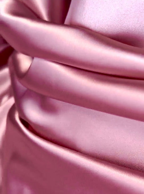 Stretch Duchesse Satin Dusty Rose