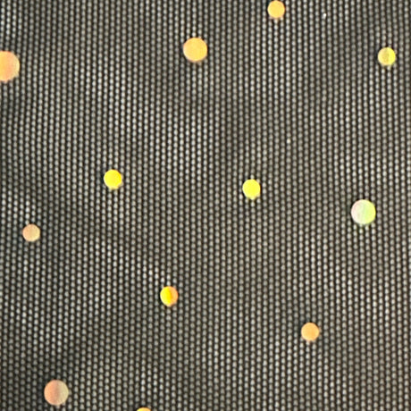 Sequin Mesh Fabric 4-Way Stretch Nylon Spandex