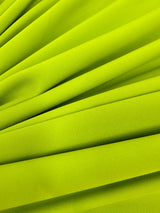 Stretch Crepe Apple Green