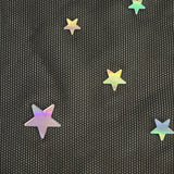 Mesh Fabric 4-Way Stretch Egyptian Stars