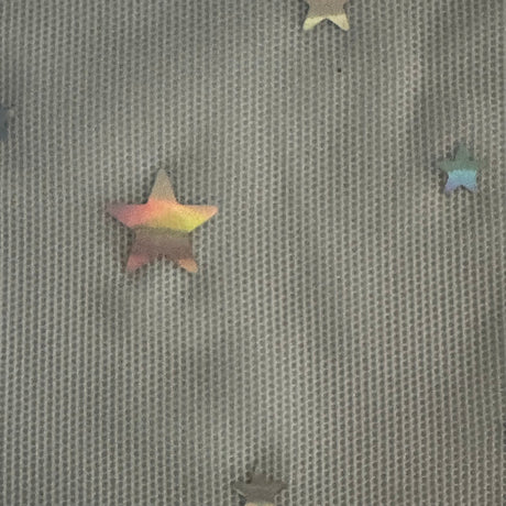 Mesh Fabric 4-Way Stretch Egyptian Stars