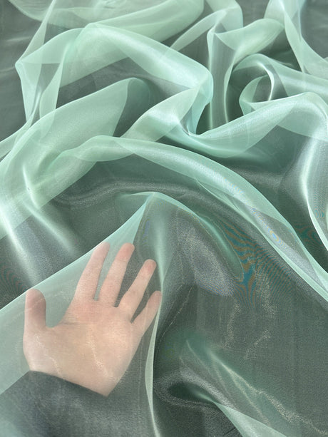 Sheer Mint Organza