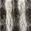 Striped Long Pile Faux Fur Fabric - Striped Faux Fur Fabric, 60" Width, 1.5-2" Pile Length (1 Yard)