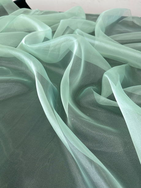 Sheer Mint Organza