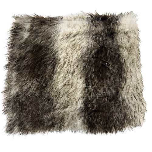 Faux Fur Fabric Striped Long Pile