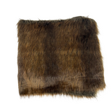 Faux Fur Fabric Striped Long Pile