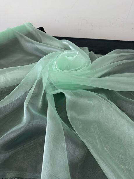 Sheer Mint Organza