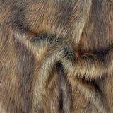 Faux Fur Fabric Striped Long Pile