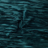 Crinkle Stretch Velvet Fabric - Navy Blue, Emerald Green, Gray, Rust Orange, Maroon Red, Purple, 54" Width (1 Yard)