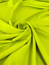 Stretch Crepe Apple Green