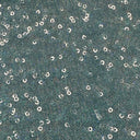 Sequin Mesh Fabric 4-Way Stretch Power Mesh Blue Hologram White Illusion 50"