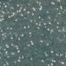 Sequin Mesh Fabric 4-Way Stretch Power Mesh Blue Hologram White Illusion 50"