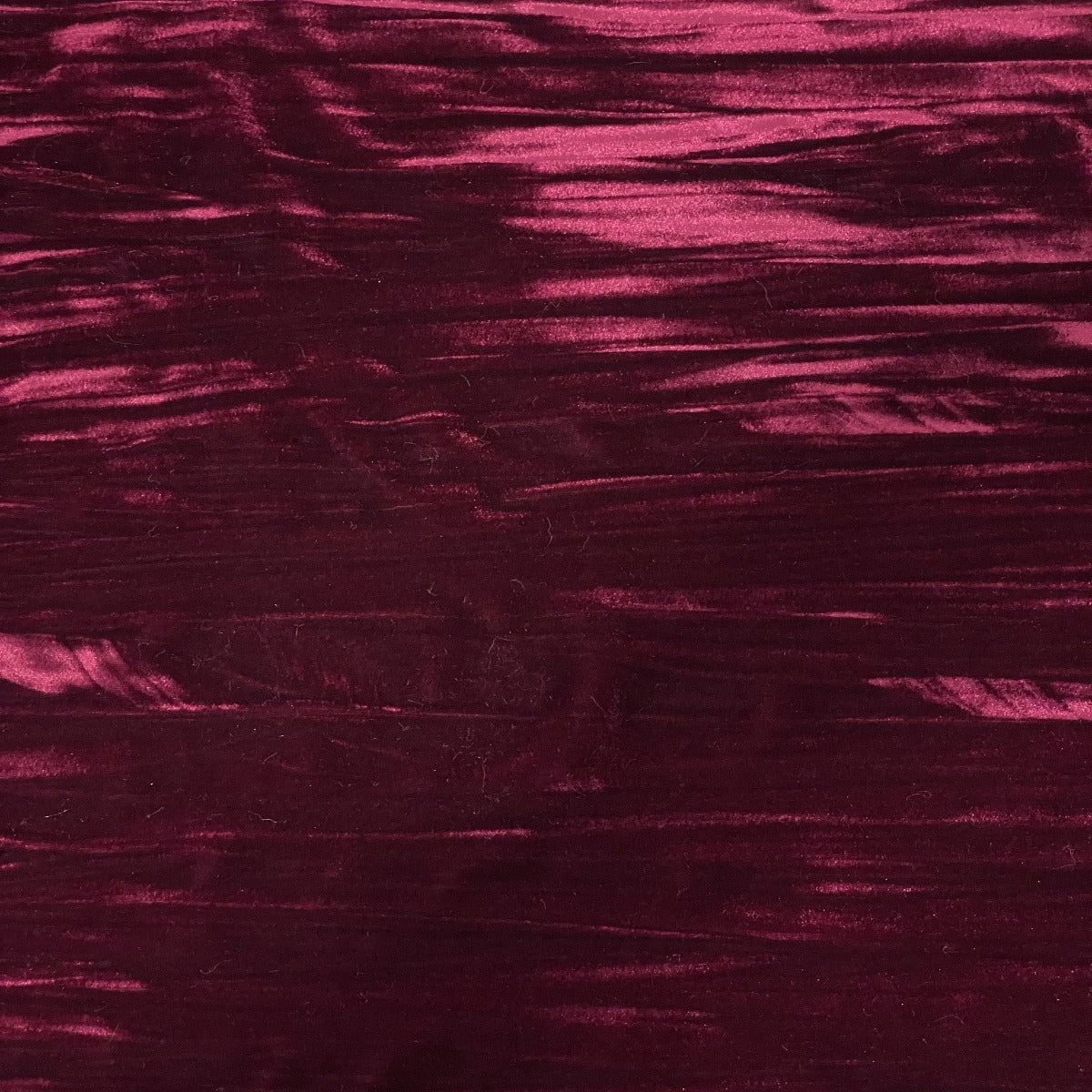 Crinkle Stretch Velvet Fabric - Navy Blue, Emerald Green, Gray, Rust Orange, Maroon Red, Purple, 54" Width (1 Yard)