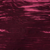 Crinkle Stretch Velvet Fabric - Navy Blue, Emerald Green, Gray, Rust Orange, Maroon Red, Purple, 54" Width (1 Yard)