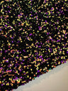 Sequin Velvet in Iridescent Purple