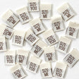 Woven Labels Size:Me/You 8 Pack