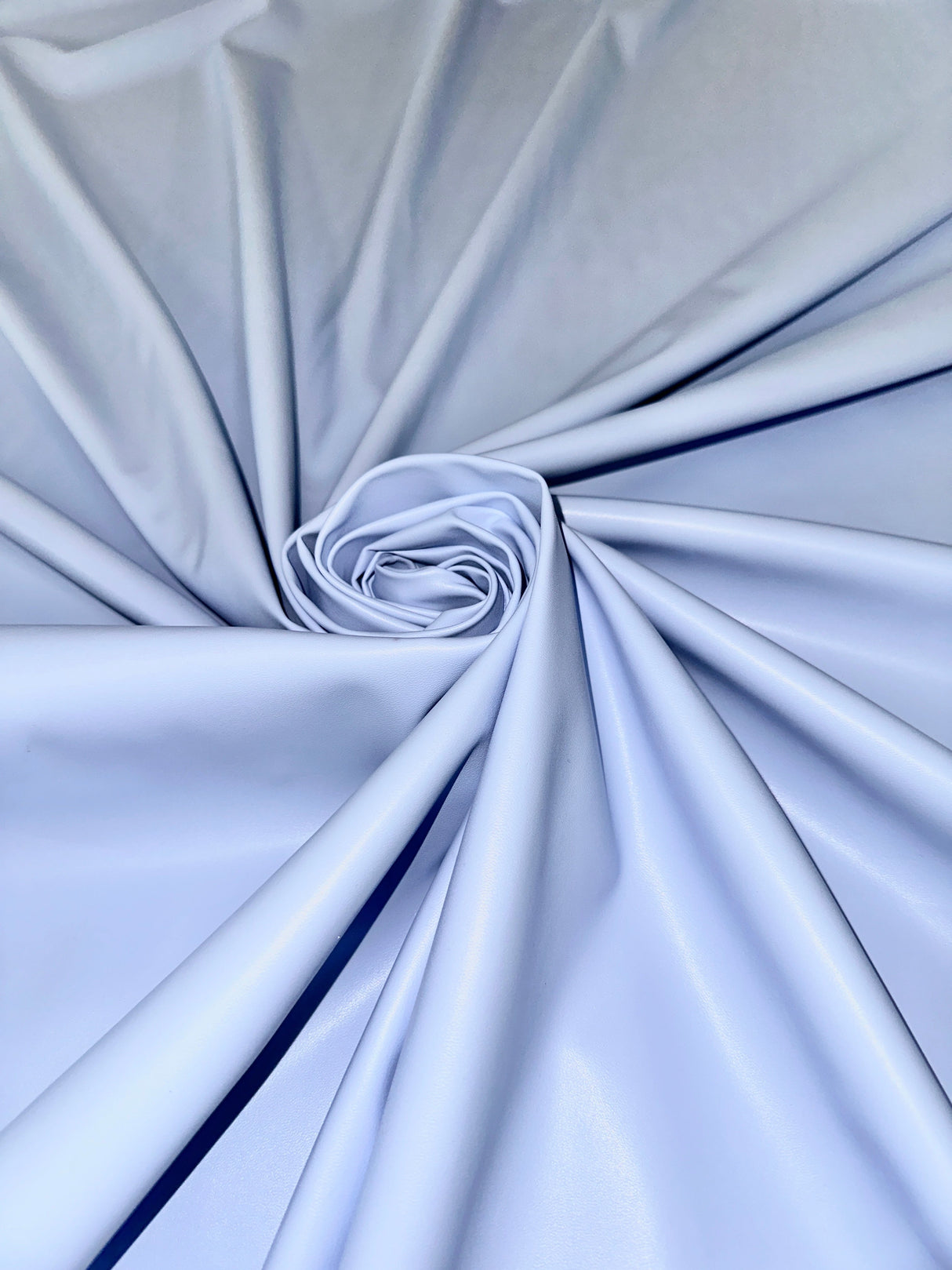 Sky Blue Stretch Faux Leather