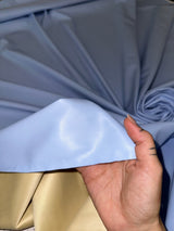 Sky Blue Stretch Faux Leather