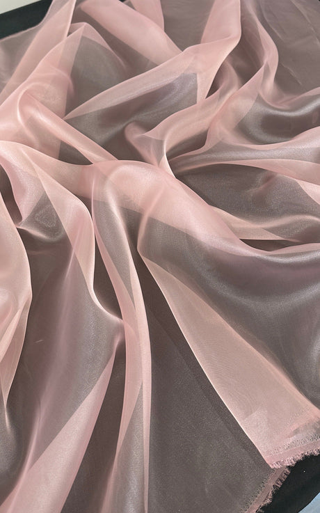 Shiny Crystal Organza Blush